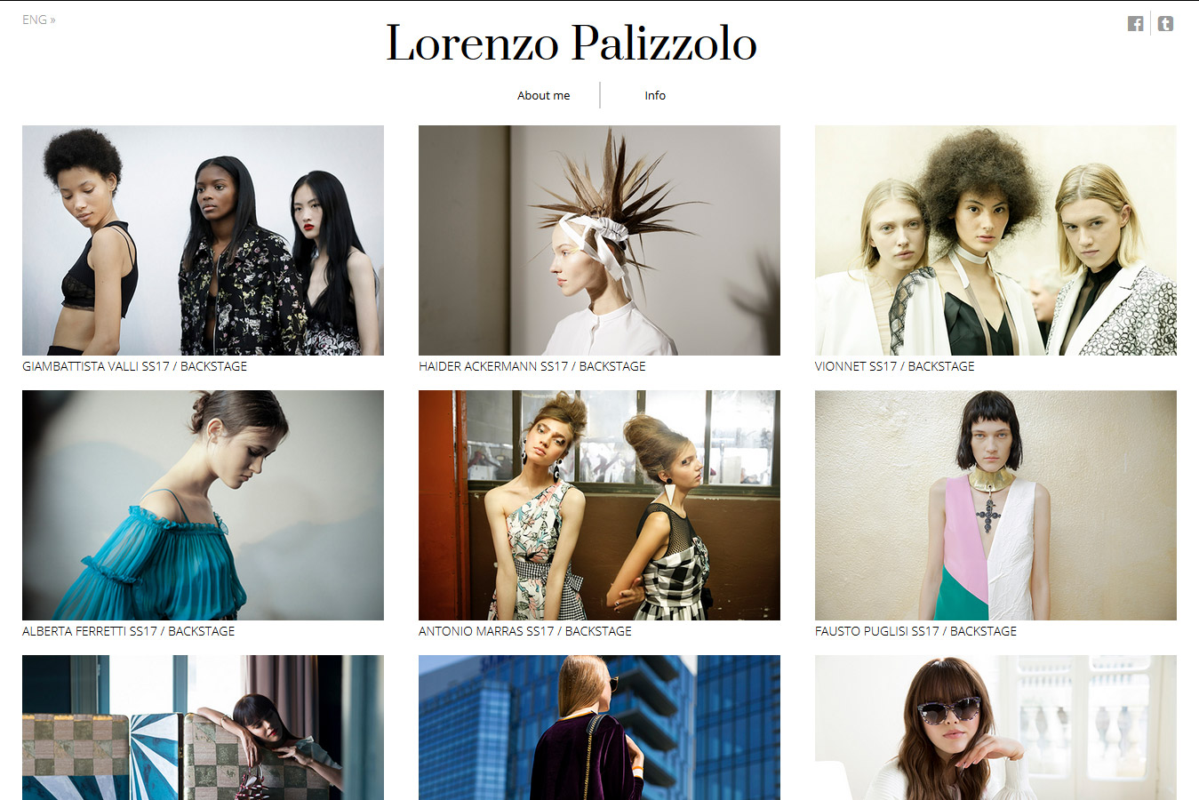 Lorenzo Palizzolo photographer website